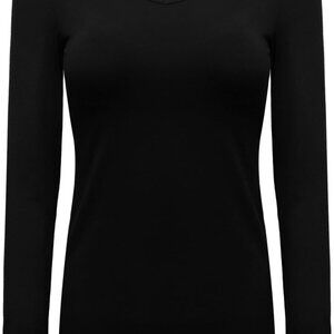 Women's Long Sleeve T-Shirt V-Neck Basic Layer Stretchy Shirts